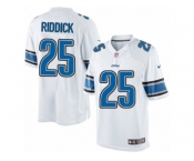 Men's Nike Detroit Lions #25 Theo Riddick Limited White NFL Jersey