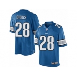 Men's Nike Detroit Lions #28 Quandre Diggs Limited Light Blue Team Color NFL Jersey