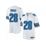 Men's Nike Detroit Lions #28 Quandre Diggs Limited White NFL Jersey