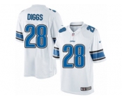 Men's Nike Detroit Lions #28 Quandre Diggs Limited White NFL Jersey