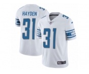 Men's Nike Detroit Lions #31 D.J. Hayden Limited White NFL Jersey