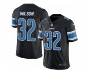 Men's Nike Detroit Lions #32 Tavon Wilson Limited Black Rush NFL Jersey