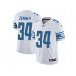 Men's Nike Detroit Lions #34 Zach Zenner Vapor Untouchable Limited White NFL Jersey