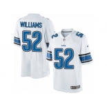 Men's Nike Detroit Lions #52 Antwione Williams Limited White NFL Jersey