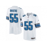 Men's Nike Detroit Lions #55 Jon Bostic Limited White NFL Jersey