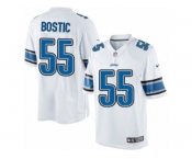 Men's Nike Detroit Lions #55 Jon Bostic Limited White NFL Jersey