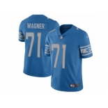 Men's Nike Detroit Lions #71 Ricky Wagner Limited Light Blue Team Color NFL Jersey