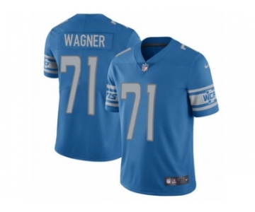 Men's Nike Detroit Lions #71 Ricky Wagner Limited Light Blue Team Color NFL Jersey