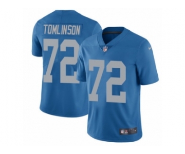 Men's Nike Detroit Lions #72 Laken Tomlinson Vapor Untouchable Limited Blue Alternate NFL Jersey