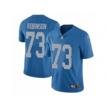 Men's Nike Detroit Lions #73 Greg Robinson Blue Alternate Vapor Untouchable Limited Player NFL Jersey