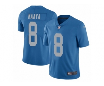 Men's Nike Detroit Lions #8 Brad Kaaya Limited Blue Alternate Vapor Untouchable NFL Jersey