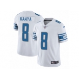 Men's Nike Detroit Lions #8 Brad Kaaya Limited White Vapor Untouchable NFL Jersey