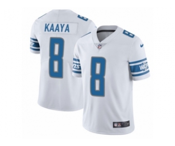 Men's Nike Detroit Lions #8 Brad Kaaya Limited White Vapor Untouchable NFL Jersey