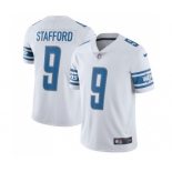 Men's Nike Detroit Lions #9 Matthew Stafford Limited White Vapor Untouchable NFL Jersey