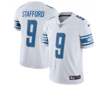 Men's Nike Detroit Lions #9 Matthew Stafford Limited White Vapor Untouchable NFL Jersey