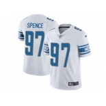 Men's Nike Detroit Lions #97 Akeem Spence Limited White NFL Jersey