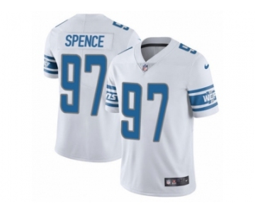 Men's Nike Detroit Lions #97 Akeem Spence Limited White NFL Jersey