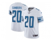 Nike Detroit Lions #20 Barry Sanders White Men's Stitched NFL Limited Jersey