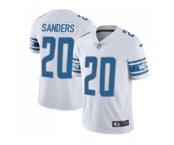 Nike Detroit Lions #20 Barry Sanders White Men's Stitched NFL Limited Jersey