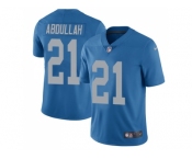 Nike Detroit Lions #21 Ameer Abdullah Blue Throwback Men's Stitched NFL Limited Jersey