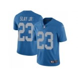 Nike Detroit Lions #23 Darius Slay Jr Blue Throwback Men's Stitched NFL Limited Jersey