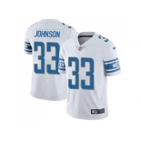 Nike Detroit Lions #33 Kerryon Johnson White Men Stitched NFL Vapor Untouchable Limited Jersey