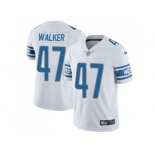 Nike Detroit Lions #47 Tracy Walker White Men Stitched NFL Vapor Untouchable Limited Jersey