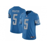 Nike Detroit Lions #5 Matt Prater Blue Team Color Men's Stitched NFL Limited Jersey