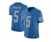 Nike Detroit Lions #5 Matt Prater Blue Team Color Men's Stitched NFL Limited Jersey