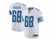 Nike Detroit Lions #68 Taylor Decker White Men's Stitched NFL Limited Jersey