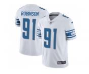 Nike Detroit Lions #91 A'Shawn Robinson White Men's Stitched NFL Limited Jersey