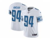 Nike Detroit Lions #94 Ziggy Ansah White Men's Stitched NFL Limited Jersey