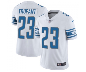 Nike Lions #23 Desmond Trufant White Men's Stitched NFL Vapor Untouchable Limited Jersey