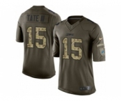 nike nfl jerseys detroit lions #15 tateiii army green[nike Limited Salute To Service]