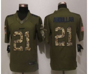 nike nfl jerseys detroit lions #21 abdullah army green[nike Limited Salute To Service][abdullah]