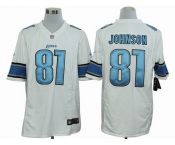 nike nfl jerseys detroit lions #81 calvin johnson white[nike limited]