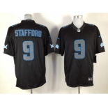 nike nfl jerseys detroit lions #9 stafford black[nike impact limited]