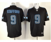 nike nfl jerseys detroit lions #9 stafford black[nike impact limited]