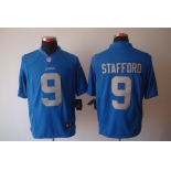 nike nfl jerseys detroit lions #9 stafford blue[nike limited]