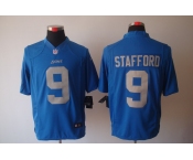 nike nfl jerseys detroit lions #9 stafford blue[nike limited]