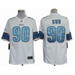 nike nfl jerseys detroit lions #90 ndamukong suh white[nike limited]