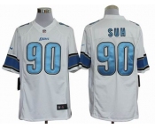 nike nfl jerseys detroit lions #90 ndamukong suh white[nike limited]