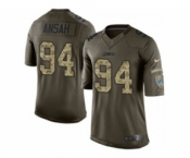 nike nfl jerseys detroit lions #94 ansah army green[nike Limited Salute To Service]