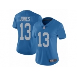 Women Nike Detroit Lions #13 T.J. Jones Blue Alternate Vapor Untouchable Limited Player NFL Jersey