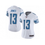 Women Nike Detroit Lions #13 T.J. Jones White Vapor Untouchable Limited Player NFL Jersey