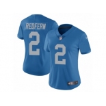 Women Nike Detroit Lions #2 Kasey Redfern Blue Alternate Vapor Untouchable Limited Player NFL Jersey