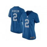 Women Nike Detroit Lions #2 Kasey Redfern Game Blue Alternate NFL Jersey