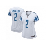 Women Nike Detroit Lions #2 Kasey Redfern Game White NFL Jersey