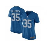 Women Nike Detroit Lions #35 Miles Killebrew Game Blue Alternate NFL Jersey