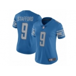 Women's Detroit Lions #9 Matthew Stafford Nike Blue 2017 Limited Jersey